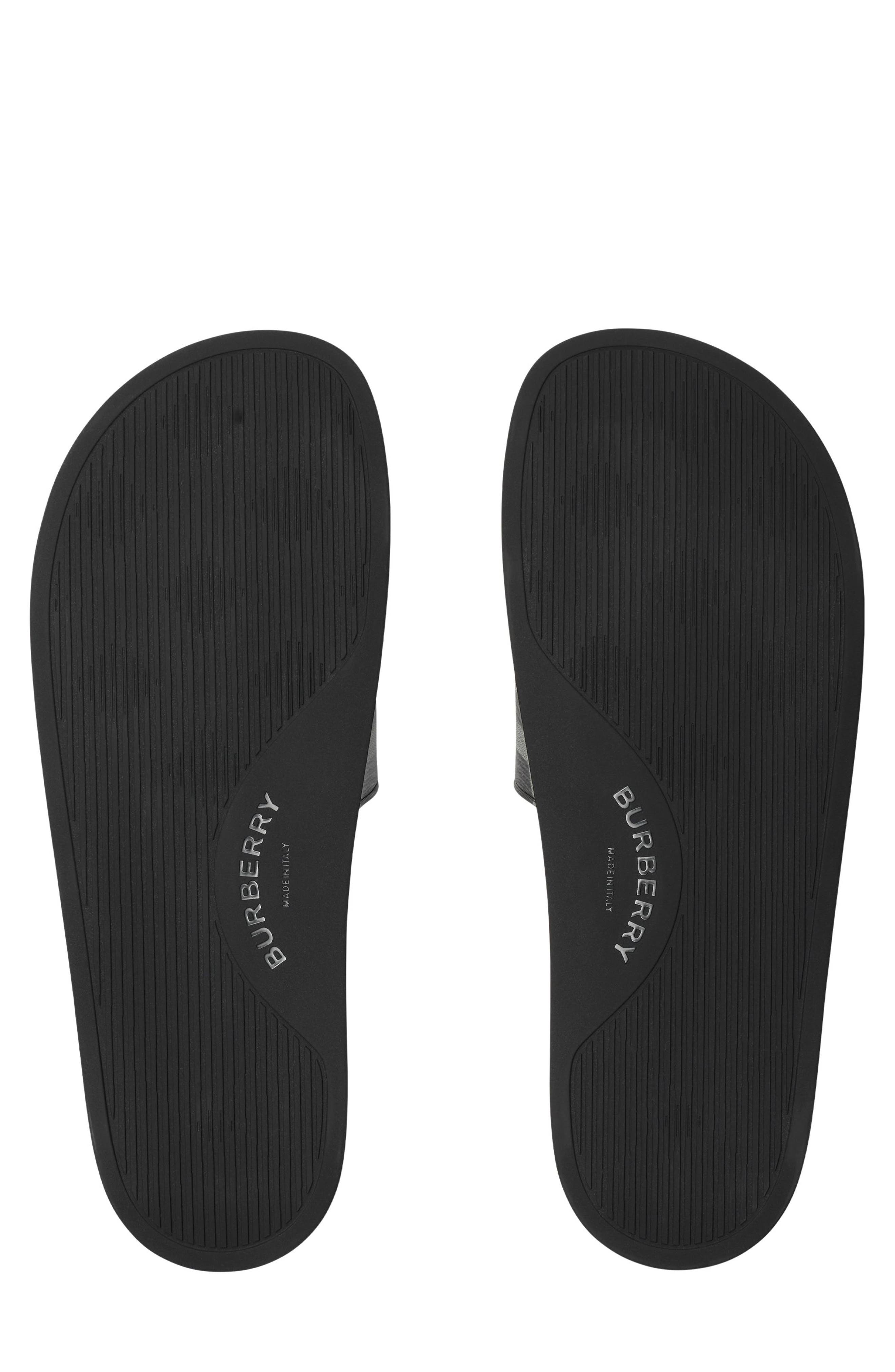 Burberry Furley Check Slide Sandal, Alternate, color, Calico Check