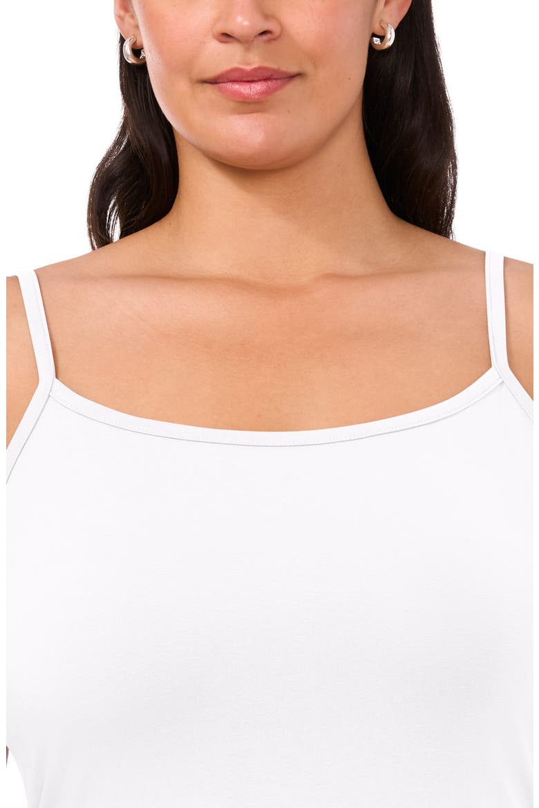 Absolute Stretch Cotton Camisole, Alternate, color, BRIGHT WHITE