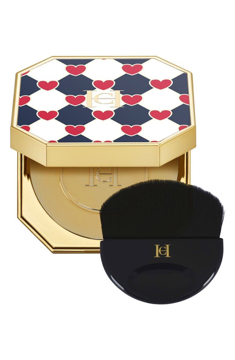 Carolina Herrera Fabulous Skin Compact Case, Main, color, Love Wins