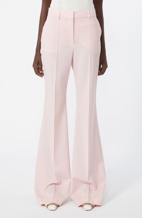 Hangar Virgin Wool Flare Leg Trousers
