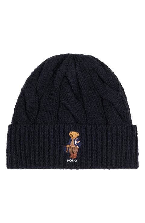 Bear Wool Blend Beanie
