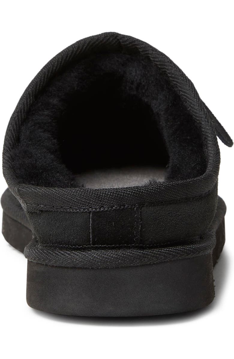 DEARFOAMS Fireside Grafton Genuine Shearling Clog Slipper, Alternate, color, Black