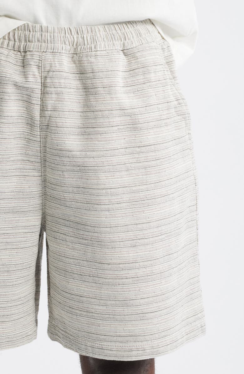 Carhartt Work In Progress Gellar Cotton Jacquard Shorts, Alternate, color, Gellar Stripe Wax