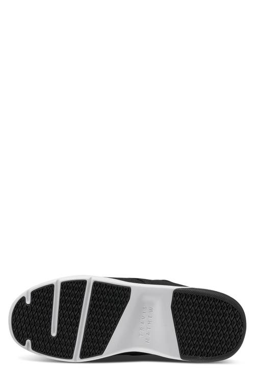 Travismathew The Daily Ii Knit Sneaker In Black