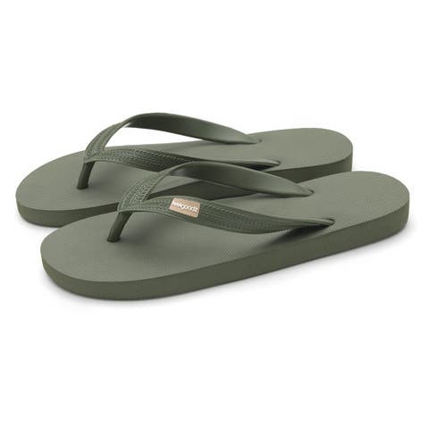 Womens Classicz Core Natural Rubber Flip-Flop Thong Sandals