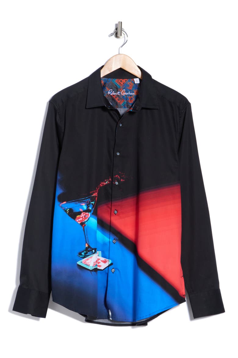 Drop and Roll Classic Fit Cotton Shirt, Alternate, color, MULTI