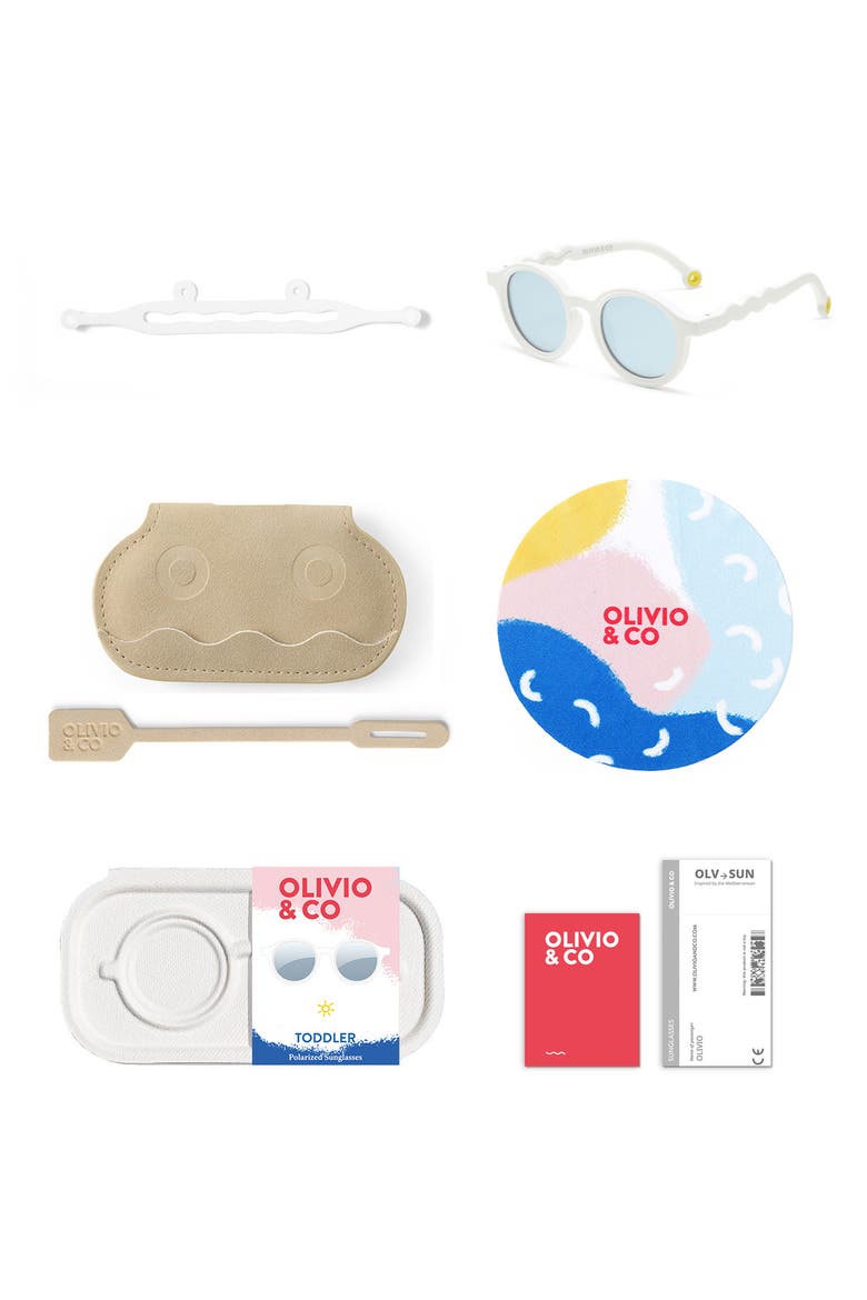 Infant Oval Sunglasses, Alternate, color, Shark White