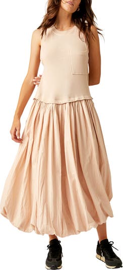 free people beige dress Free People Beige Crochet Knit Mxi Dress (Large)