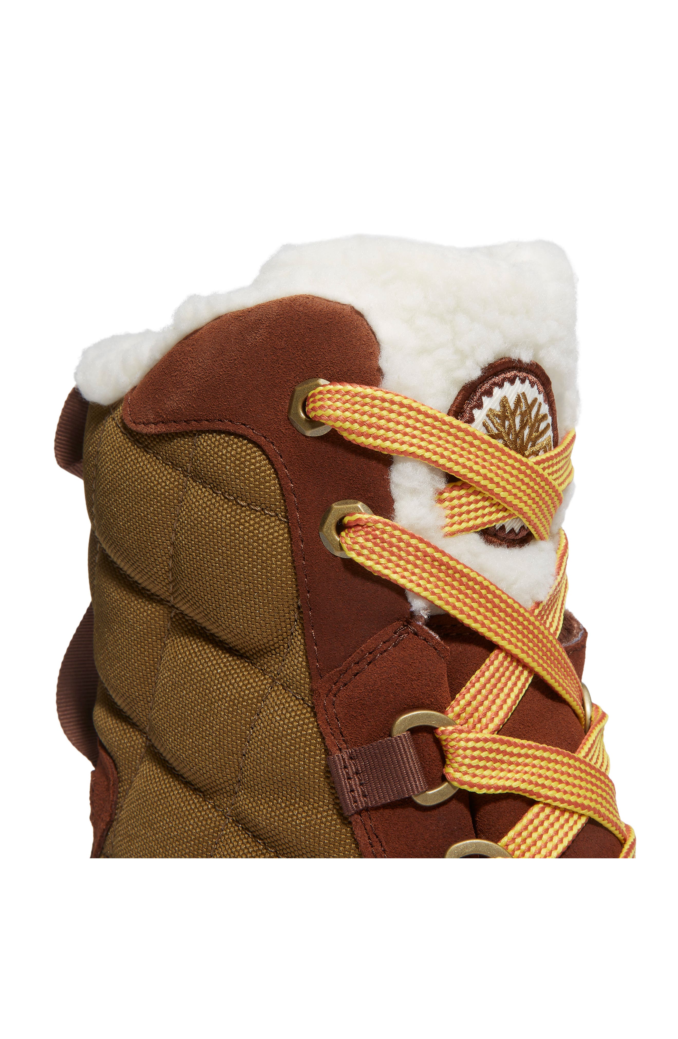 Timberland White Ledge Waterproof Snow Boot, Alternate, color, Medium Brown Suede
