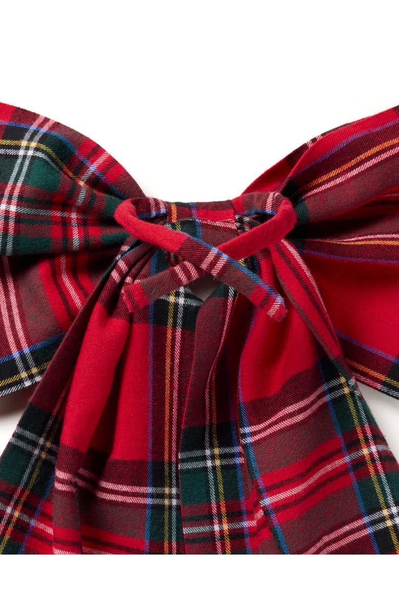Petite Plume Imperial Tartan Plaid Wreath Bow, Alternate, color,
