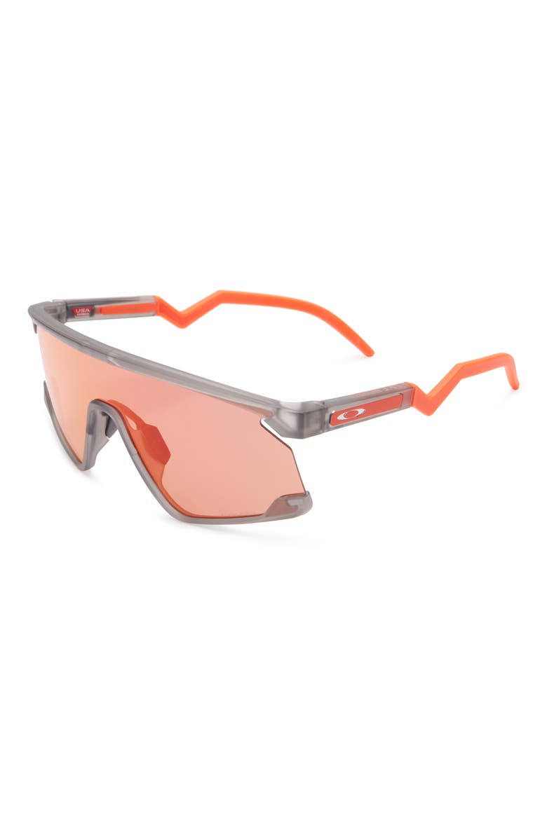 BXTR 139mm Prizm™ Wrap Shield Sunglasses, Alternate, color, GREY