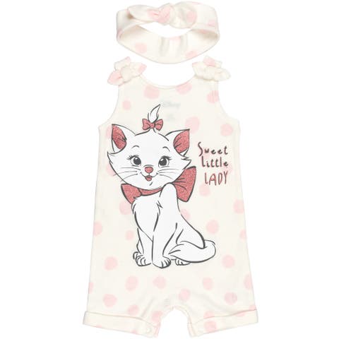 2-Piece Sleeveless Romper and Headband Set