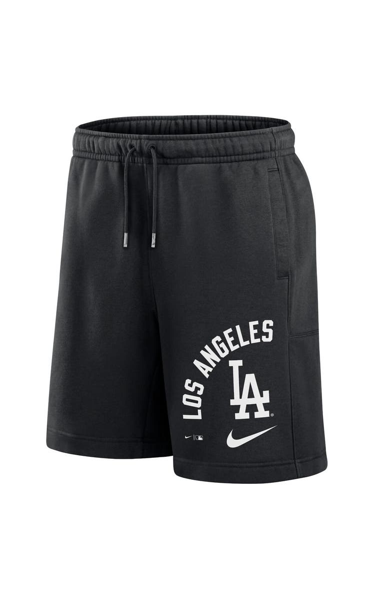 Nike Men's Nike Black Los Angeles Dodgers Arched Kicker Shorts, Alternate, color, 