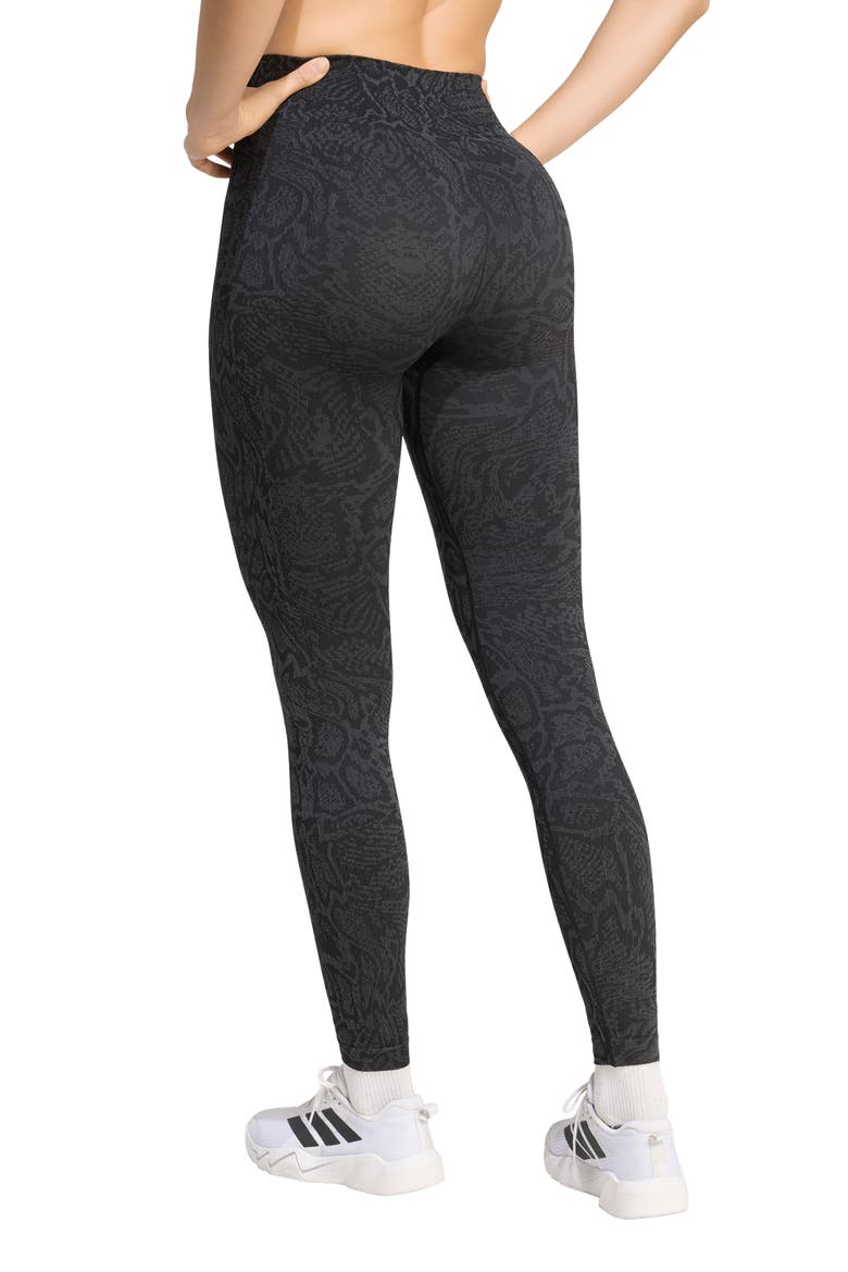 Seamless Knit Leggings, Alternate, color, BLACK/ CARBON