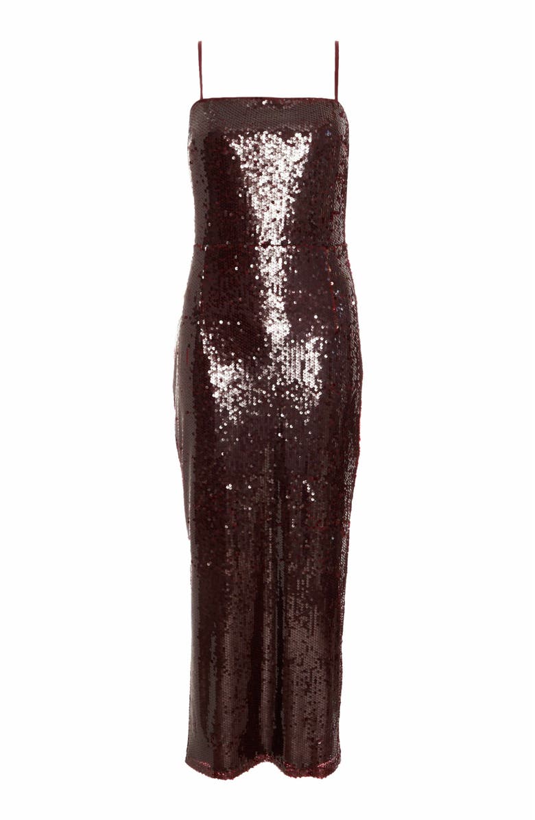 QUIZ Sequin Strappy Sleeveless Maxi Dress, Alternate, color, 