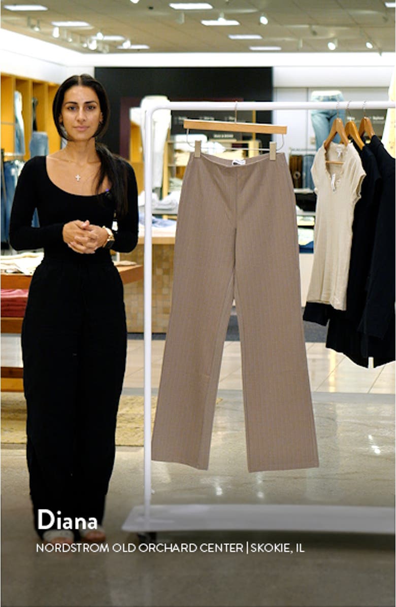 High Waist Straight Leg Pants, sales video thumbnail