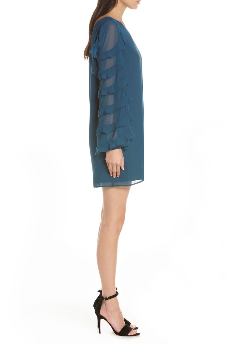 Love the Way I Look Tonight One-Shoulder Minidress, Alternate, color, TEAL