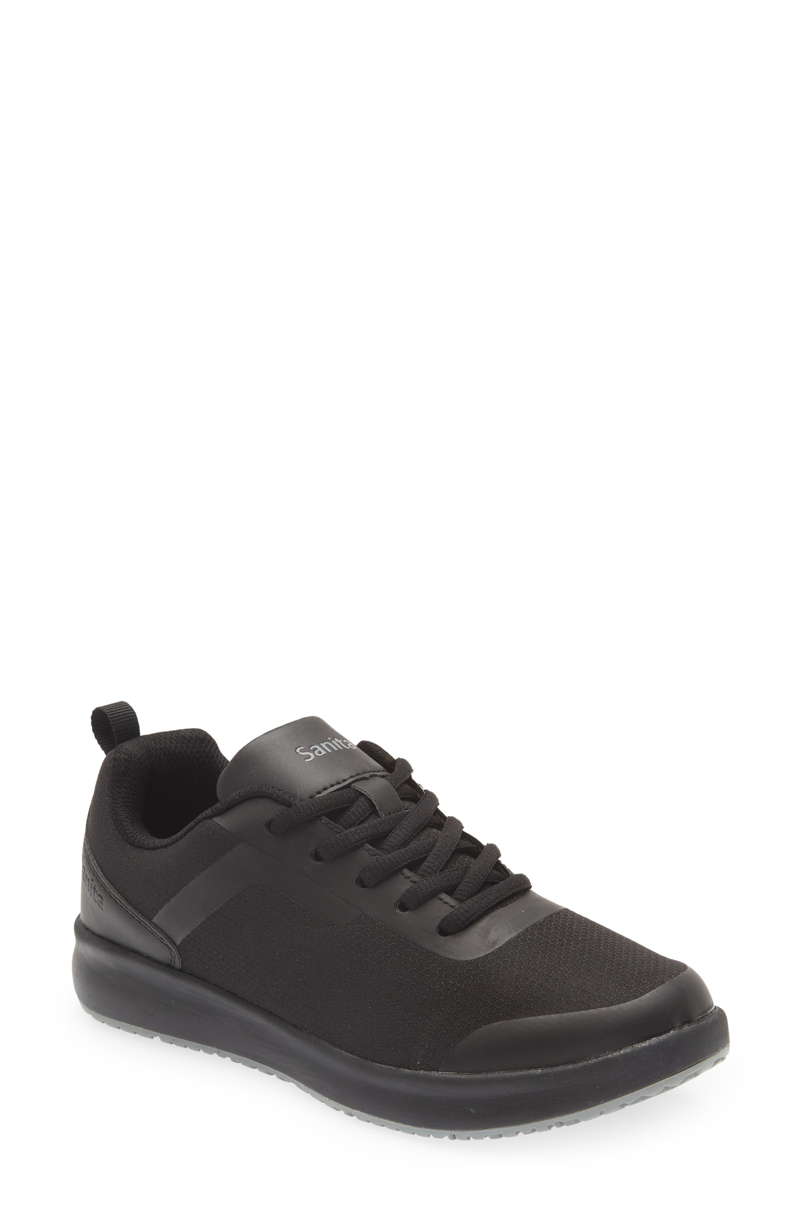 Sanita Concave Sneaker, Main, color, Black
