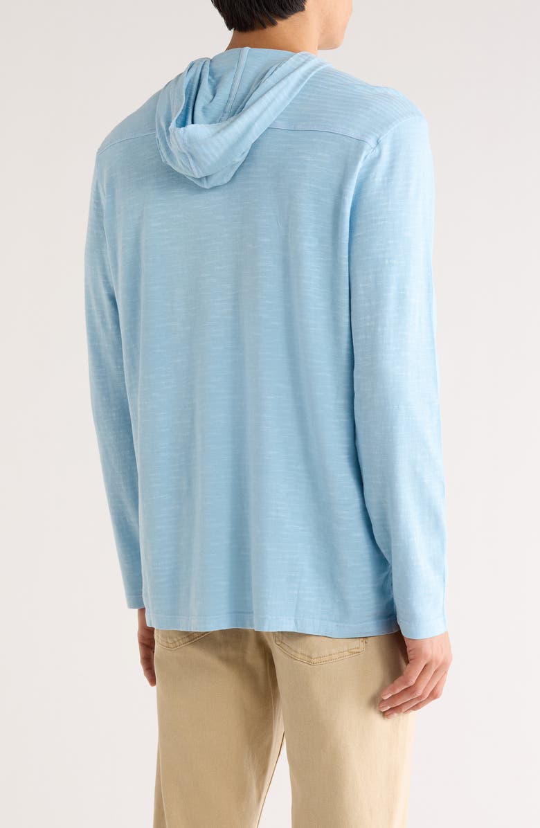 Tommy Bahama Keys Escape Cotton Hoodie, Alternate, color, Chambray Blue