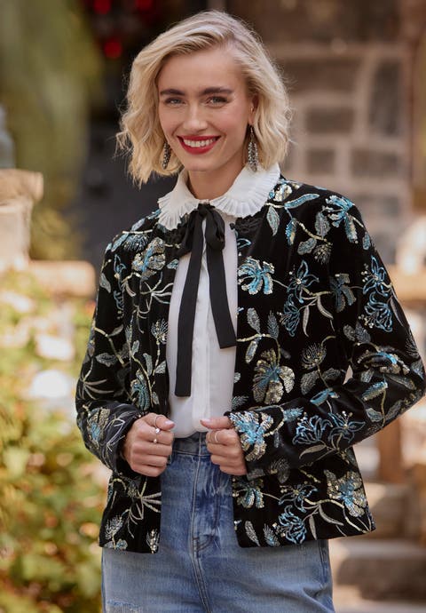 Sequin Lady Jacket (plus)