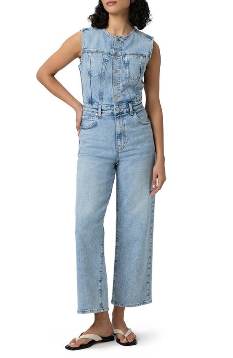 Cirie Ankle Denim Jumpsuit