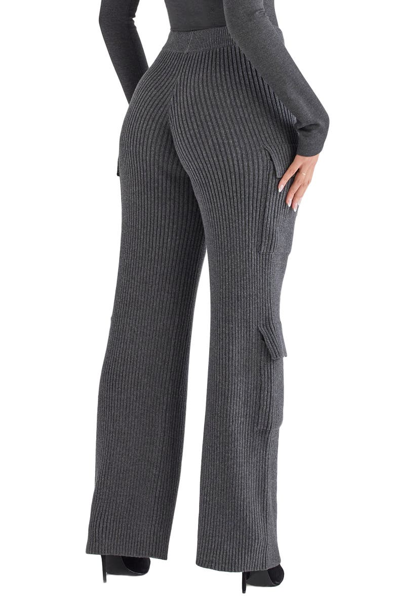 HOUSE OF CB Tea Cotton Rib Utility Pants, Alternate, color, 