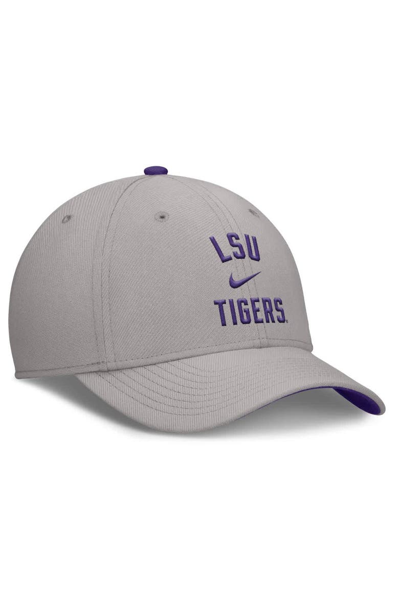 Nike Men's Nike Gray LSU Tigers Rise Prep Performance Flex Hat, Alternate, color, Gray