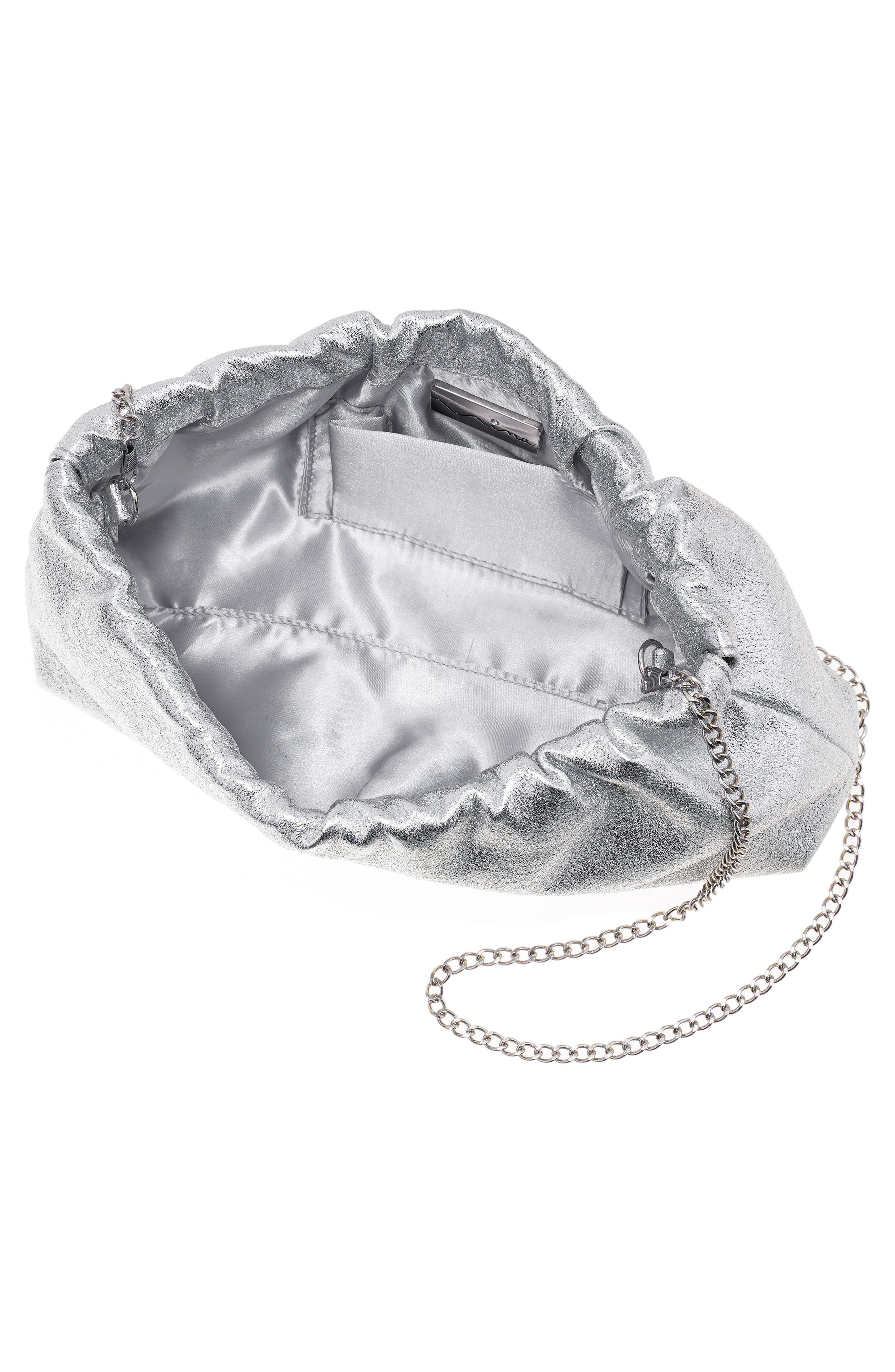 Thea Clutch, Alternate, color, SILVER