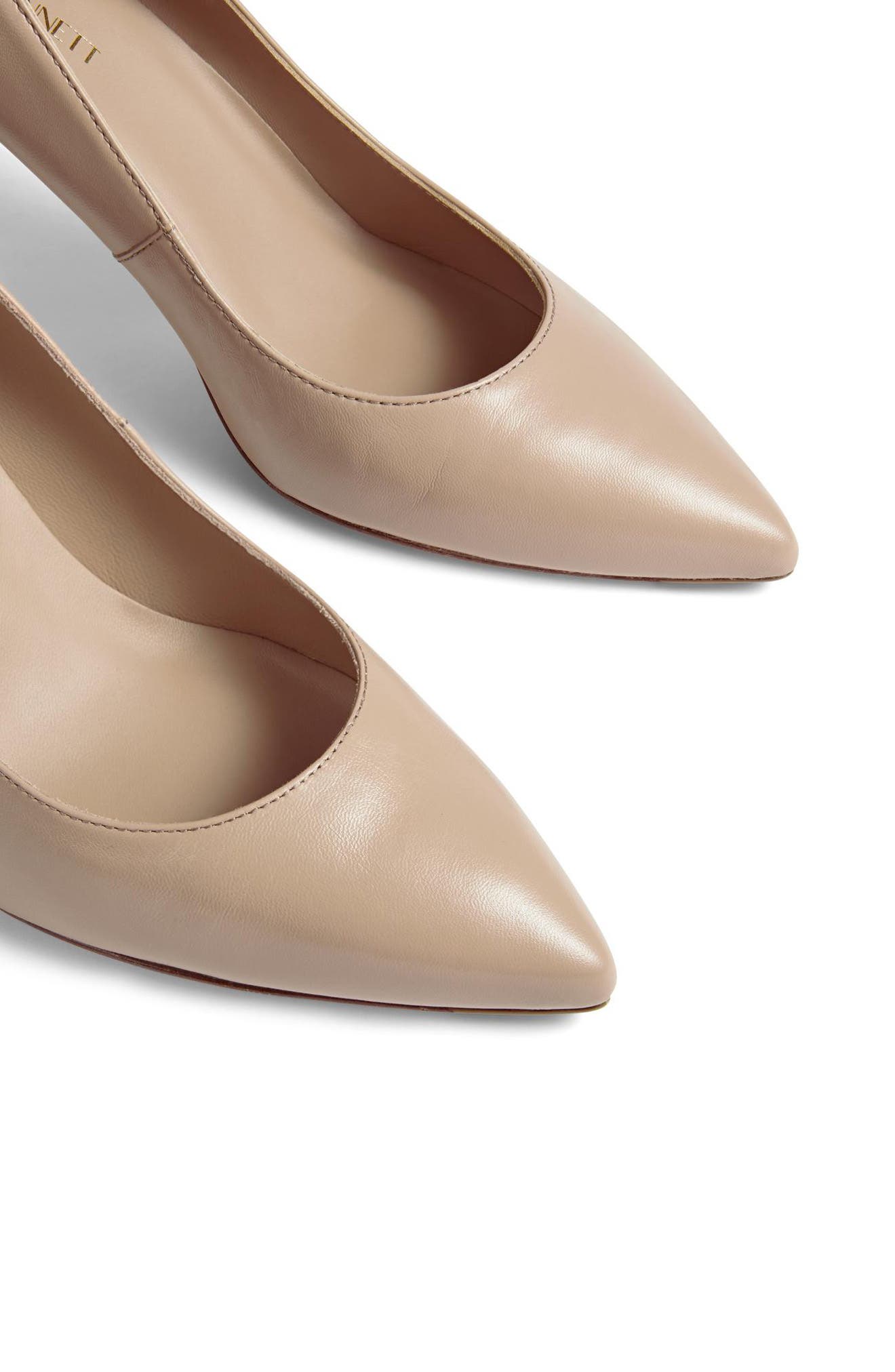 LK Bennett Floret Pointed Toe Pump, Alternate, color, Trench