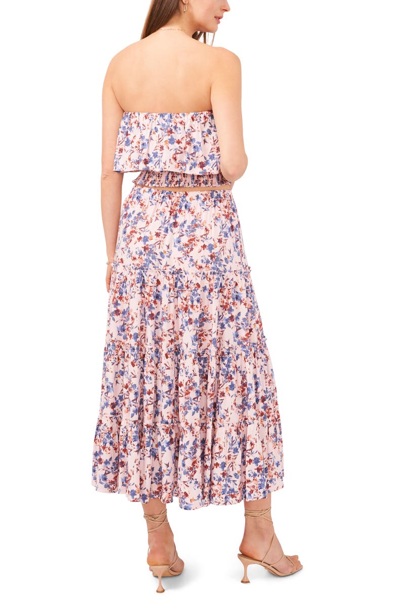 1.STATE Floral Tiered Midi Skirt, Alternate, color, 
