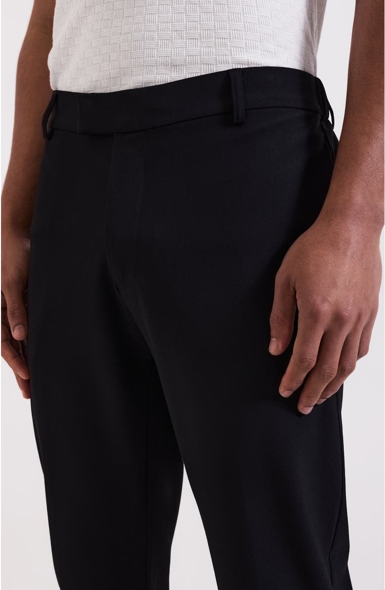 MAUVAIS Aster Tailored Stretch Slim Leg Trousers, Alternate, color, Black