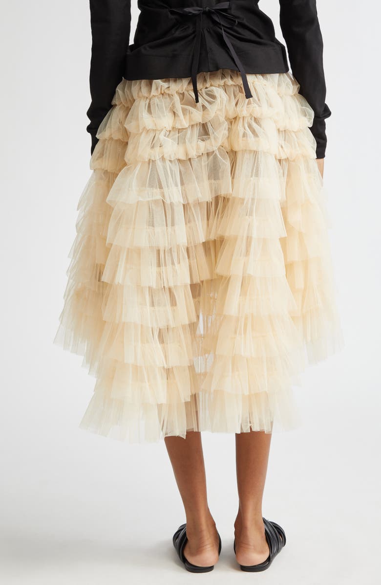 renaissance renaissance Waterfall Ruffle High/Low Skirt, Alternate, color,