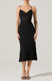 ASTR the Label Floral Lace Knit Dress