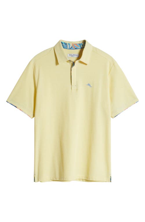 Tommy Bahama Position Palms 5 O'clock Islandzone® Piqué Polo In Monet Moonrise Heather