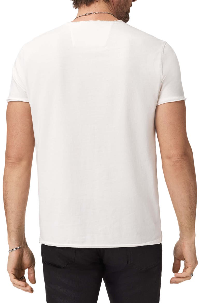 Skull Tiles Raw Edge Graphic T-Shirt, Alternate, color, SALT