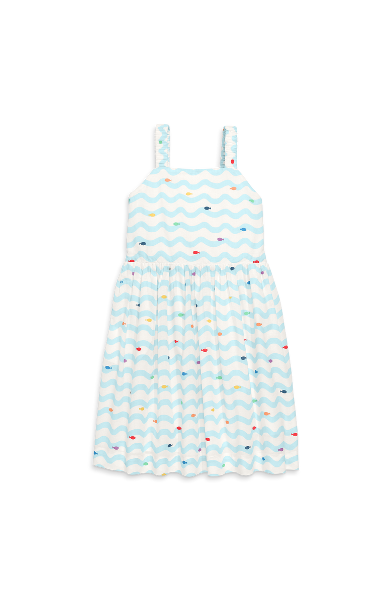 Primary Kids Woven Tank Sundress In Rainbow Fish, Main, color, 