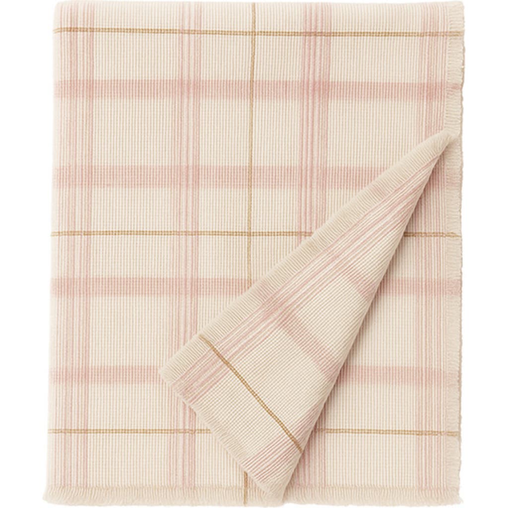 Lorena Canals Tartan Throw Blanket In Neutral