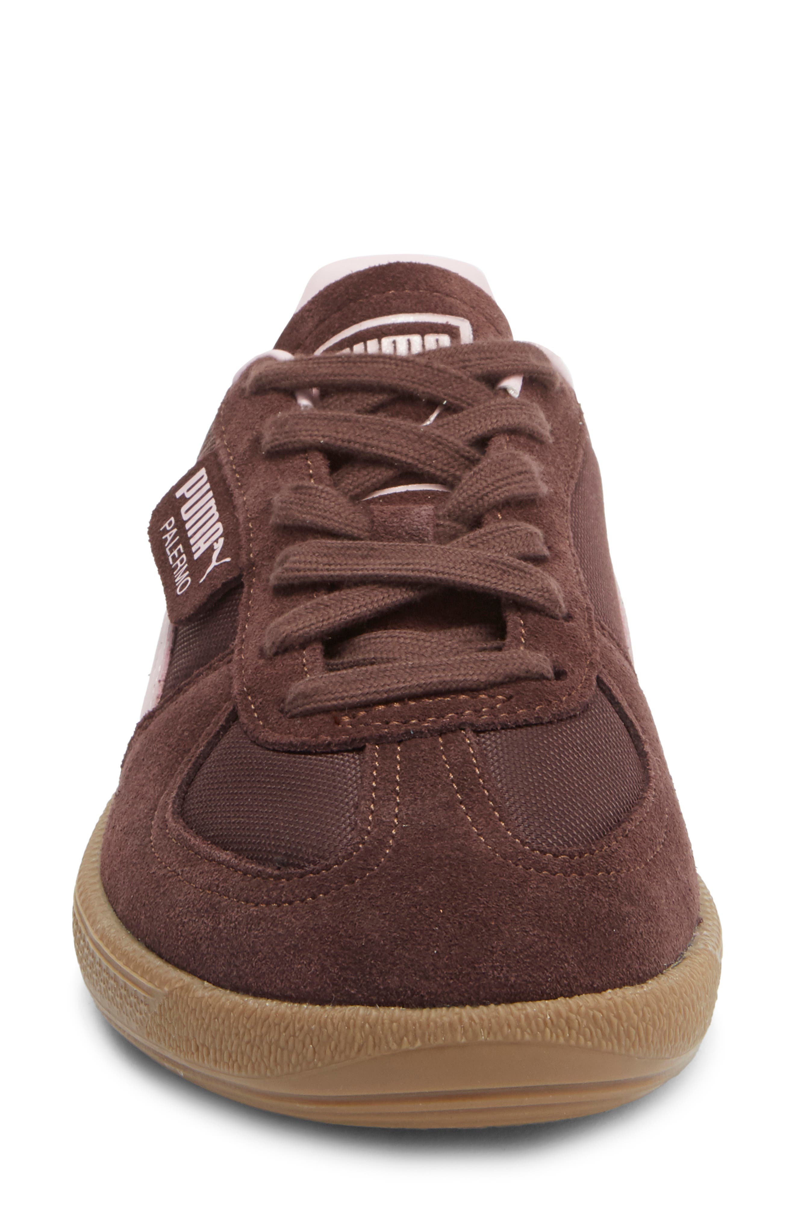 PUMA Palermo Vintage Sneaker, Alternate, color, Chocolate Brown/ Gum