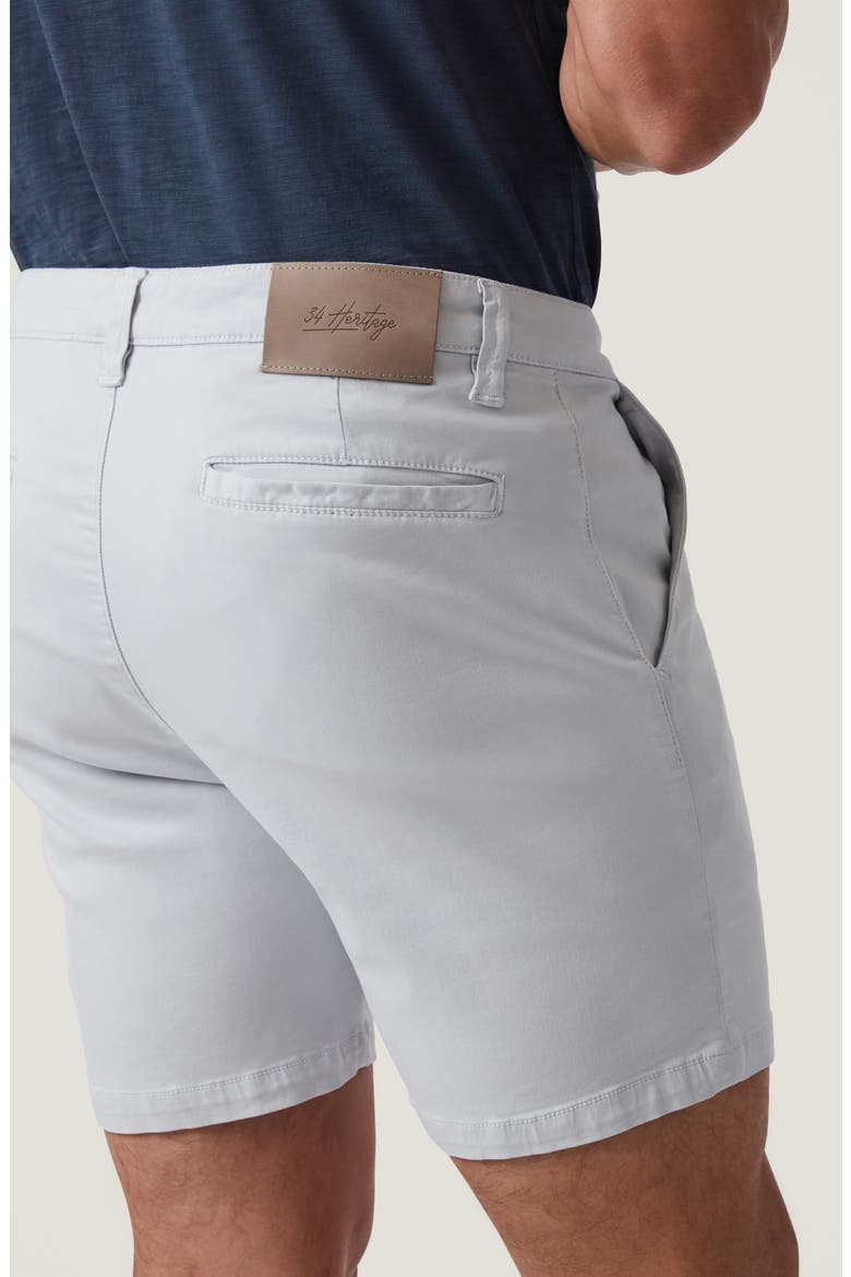Hampton Slim Fit Twill Chino Shorts, Alternate, color, STONE TWILL