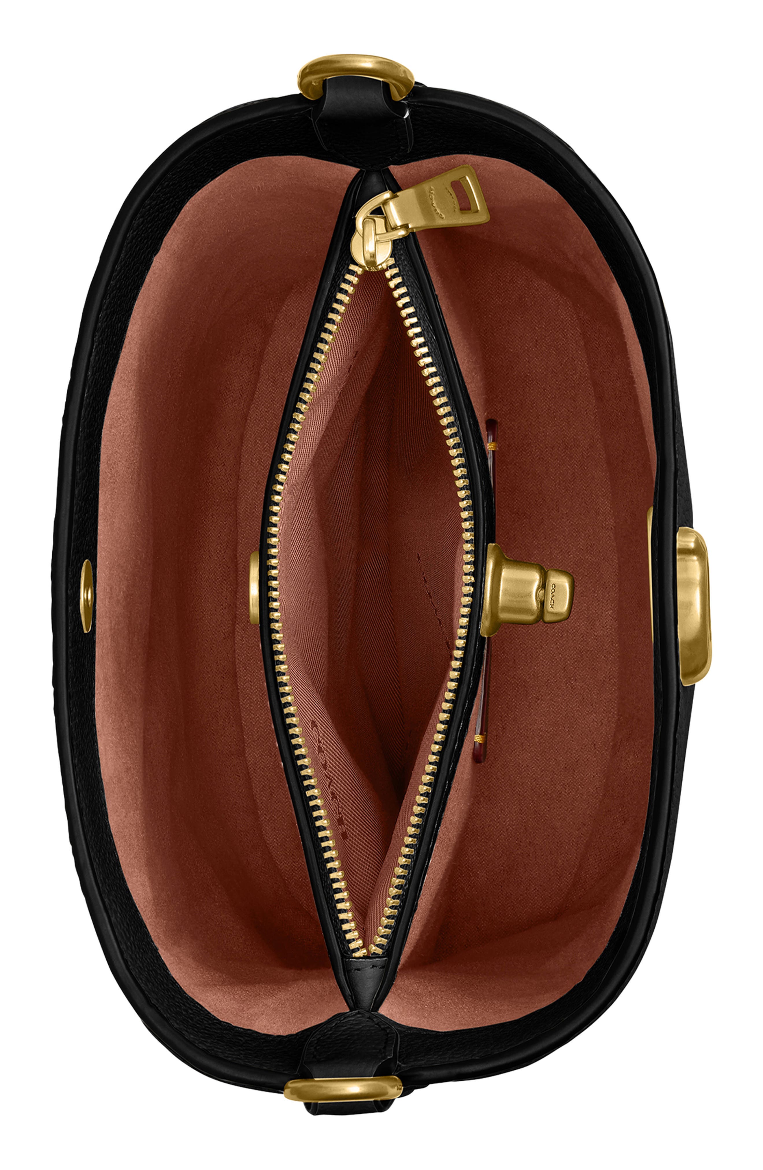 COACH Willow Polished Pebble Leather Shoulder Bag, Alternate, color, 