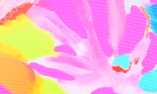 Citrus Print Merrow Bralette Bikini Top In Multi