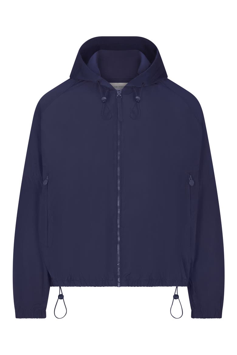 Kaylee Hooded Windbreaker Jacket, Main, color, LEGACY NAVY BLUE