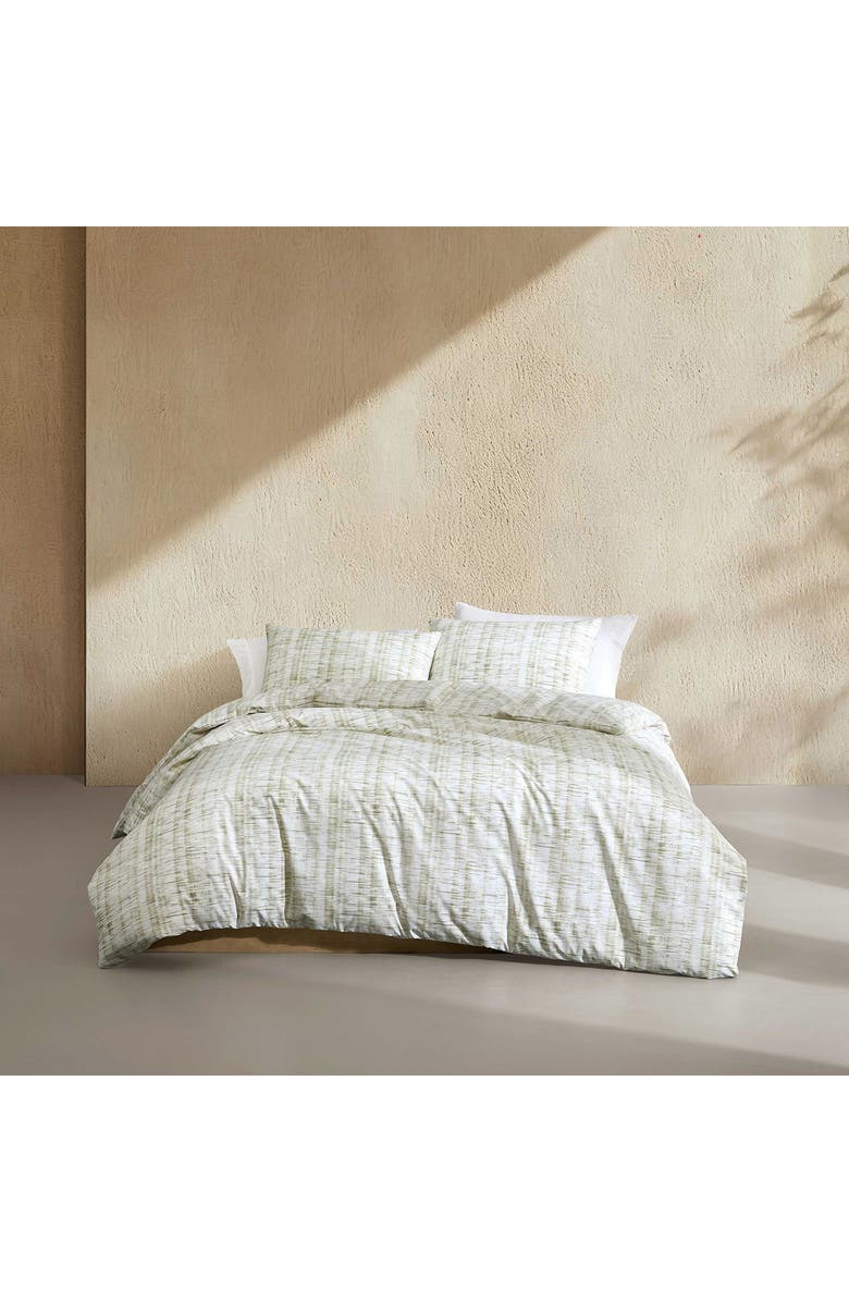 Calvin Klein Weave Texture Duvet Cover & Shams Set, Alternate, color, Light Green