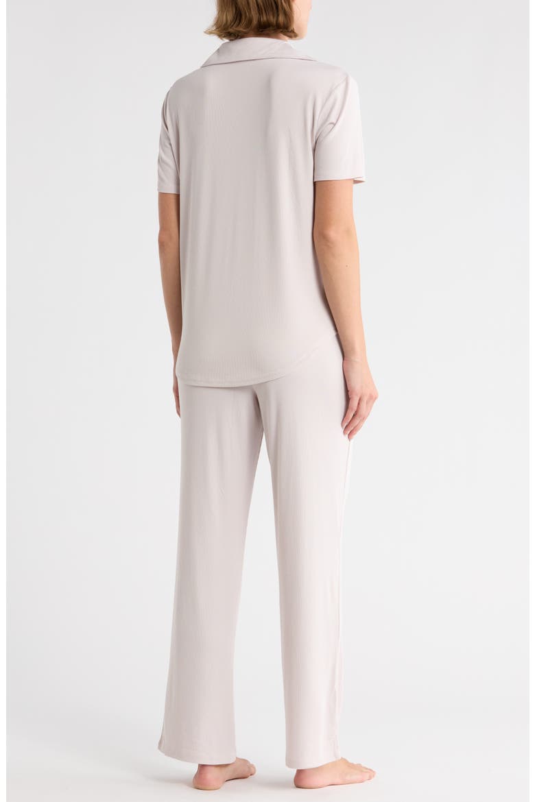 Notch Pant Pajama Set, Alternate, color, SILVER CLOUD