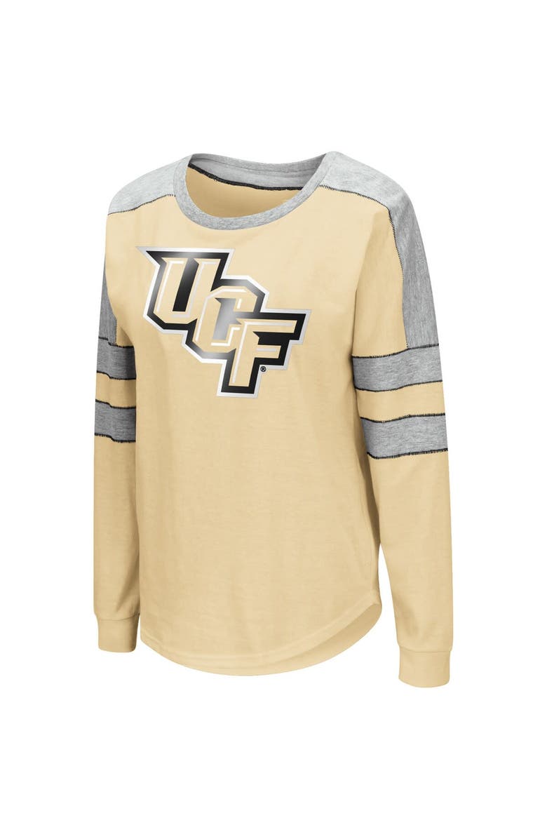 COLOSSEUM Women's Colosseum UCF Knights Gold Trey Dolman Long Sleeve T-Shirt, Alternate, color, 