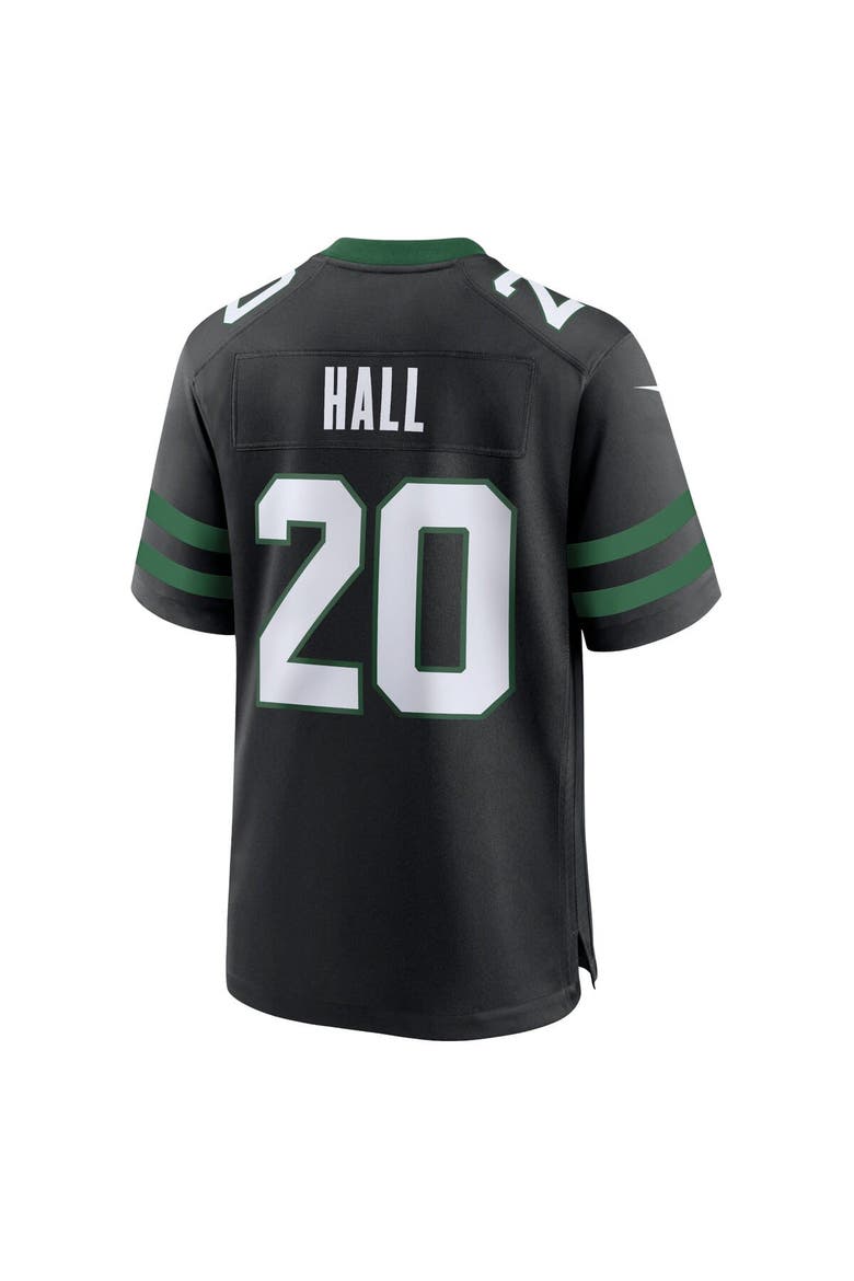 Men's Nike Breece Hall Legacy Black New York Jets Alternate Game Jersey, Alternate, color, Black