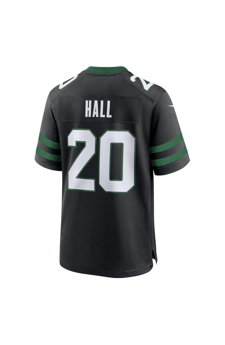 Nike Men's Nike Breece Hall Legacy Black New York Jets Alternate Game Jersey, Alternate, color, Black