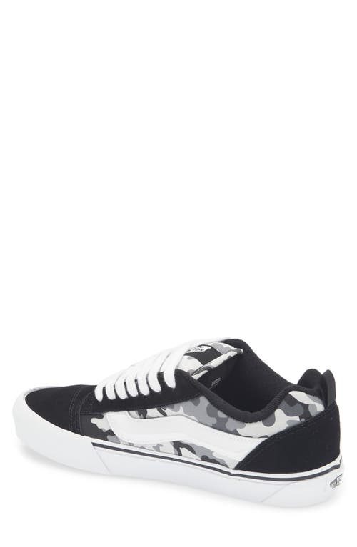 Vans Knu School Camo Suede & Canvas Low Top Sneaker In Multi