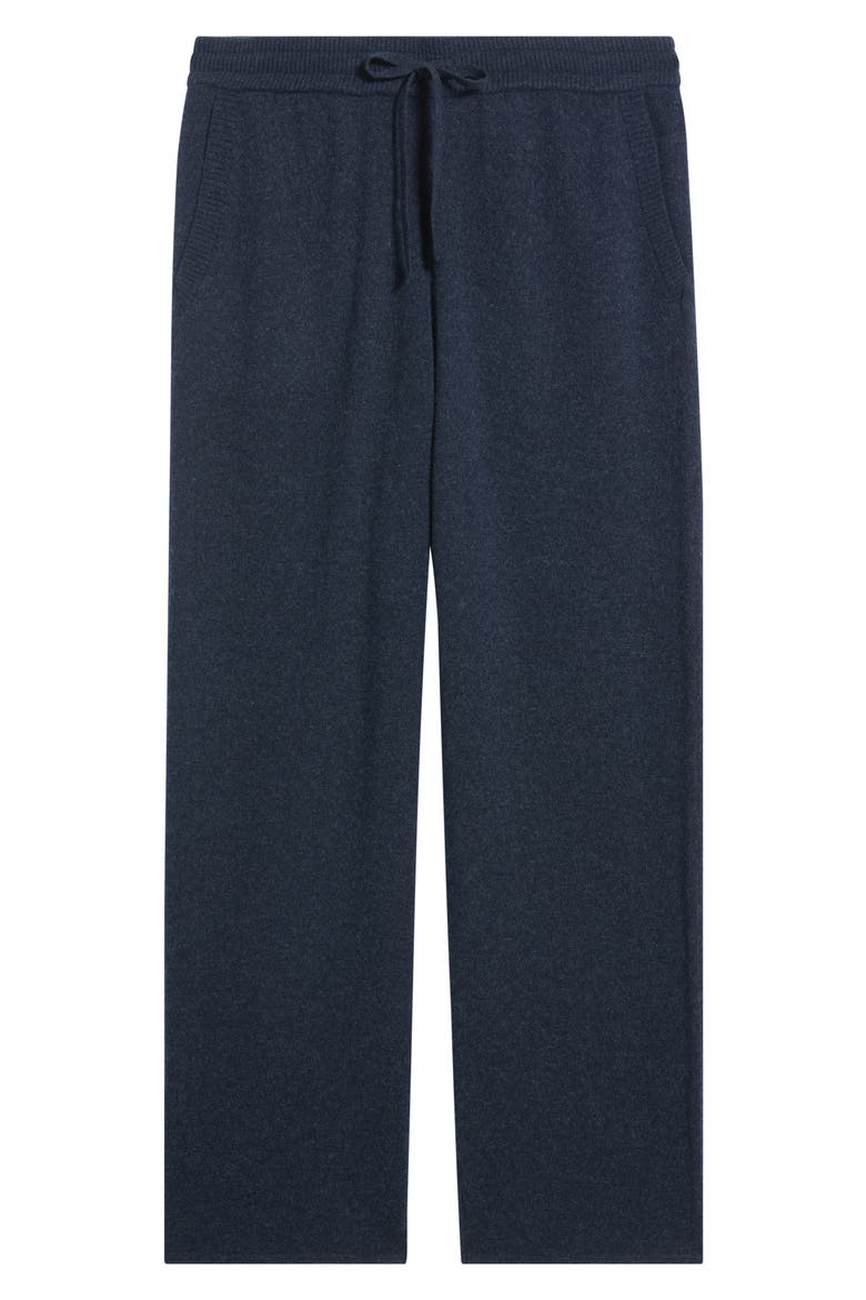 Cashmere Pajama Pants, Alternate, color, NAVY HEATHER