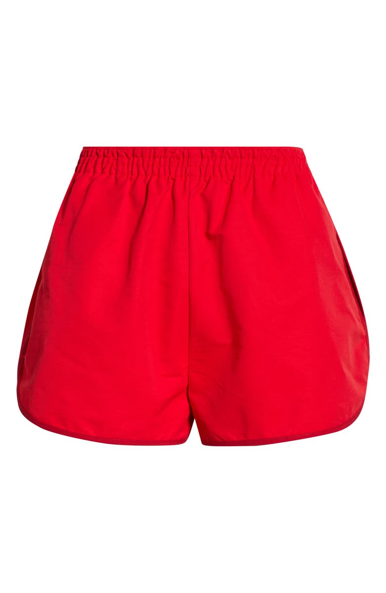 STAUD Anchor Shorts, Alternate, color, Cardinal